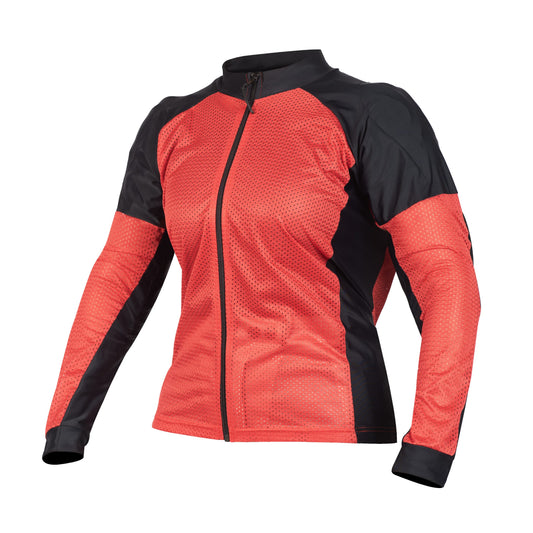 All-Season Protective Riding Shirt – Red