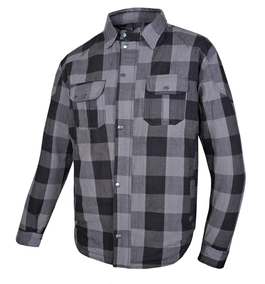 Kevlar Motorbike Riding Shirt- Dark Grey