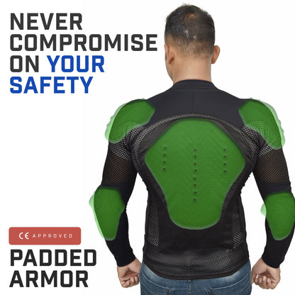 All-Season Protective Riding Shirt – Black
