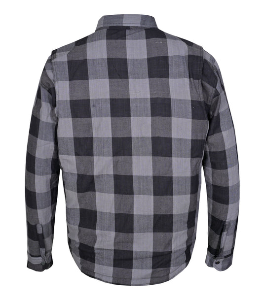 Kevlar Motorbike Riding Shirt- Dark Grey