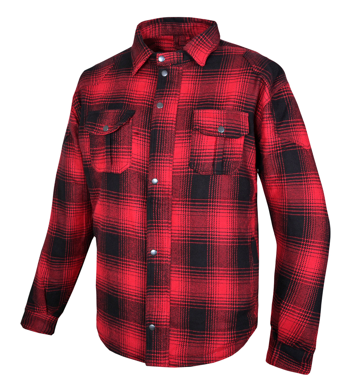 Kevlar Motorbike Riding Shirt-Red