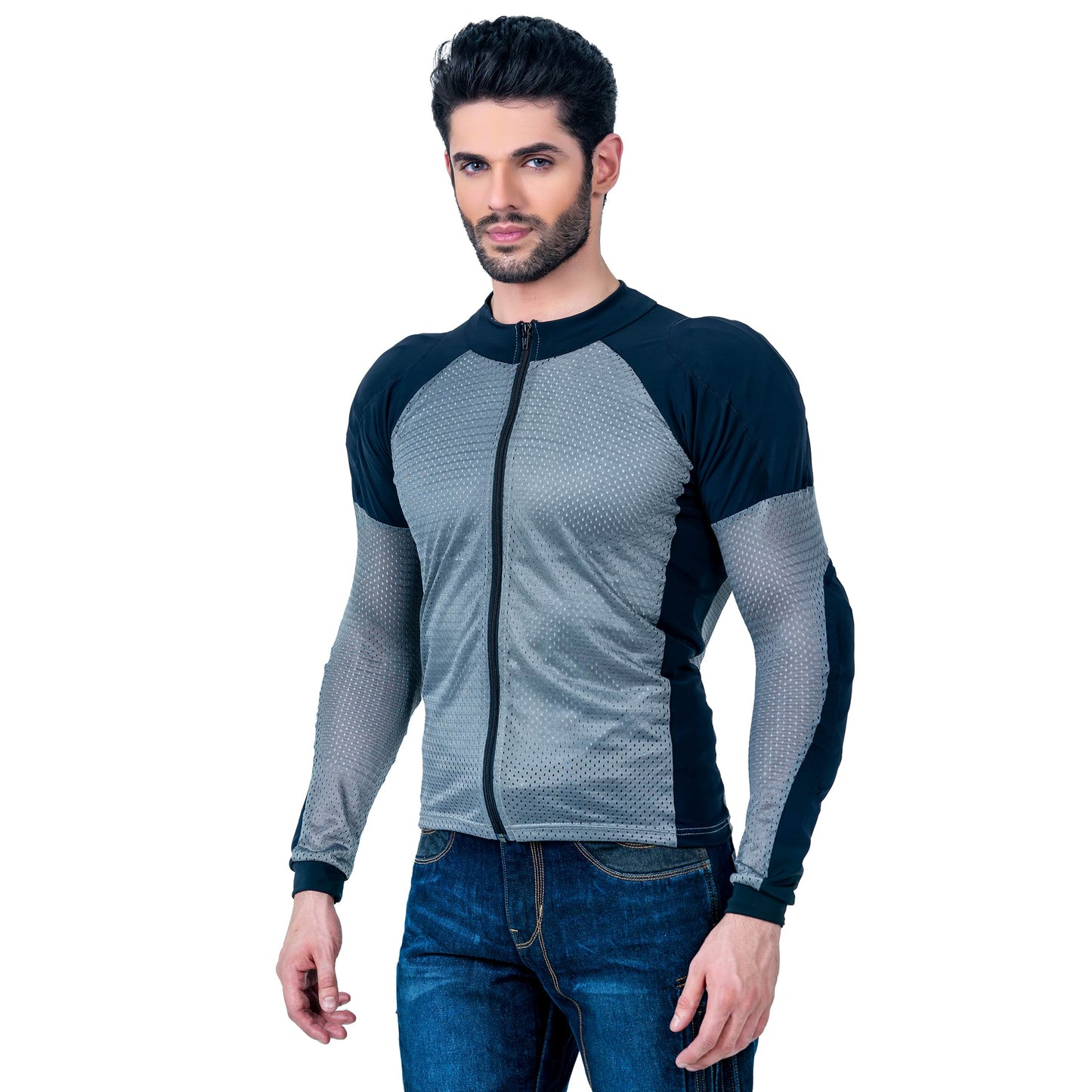 All-Season Protective Riding Shirt – Grey