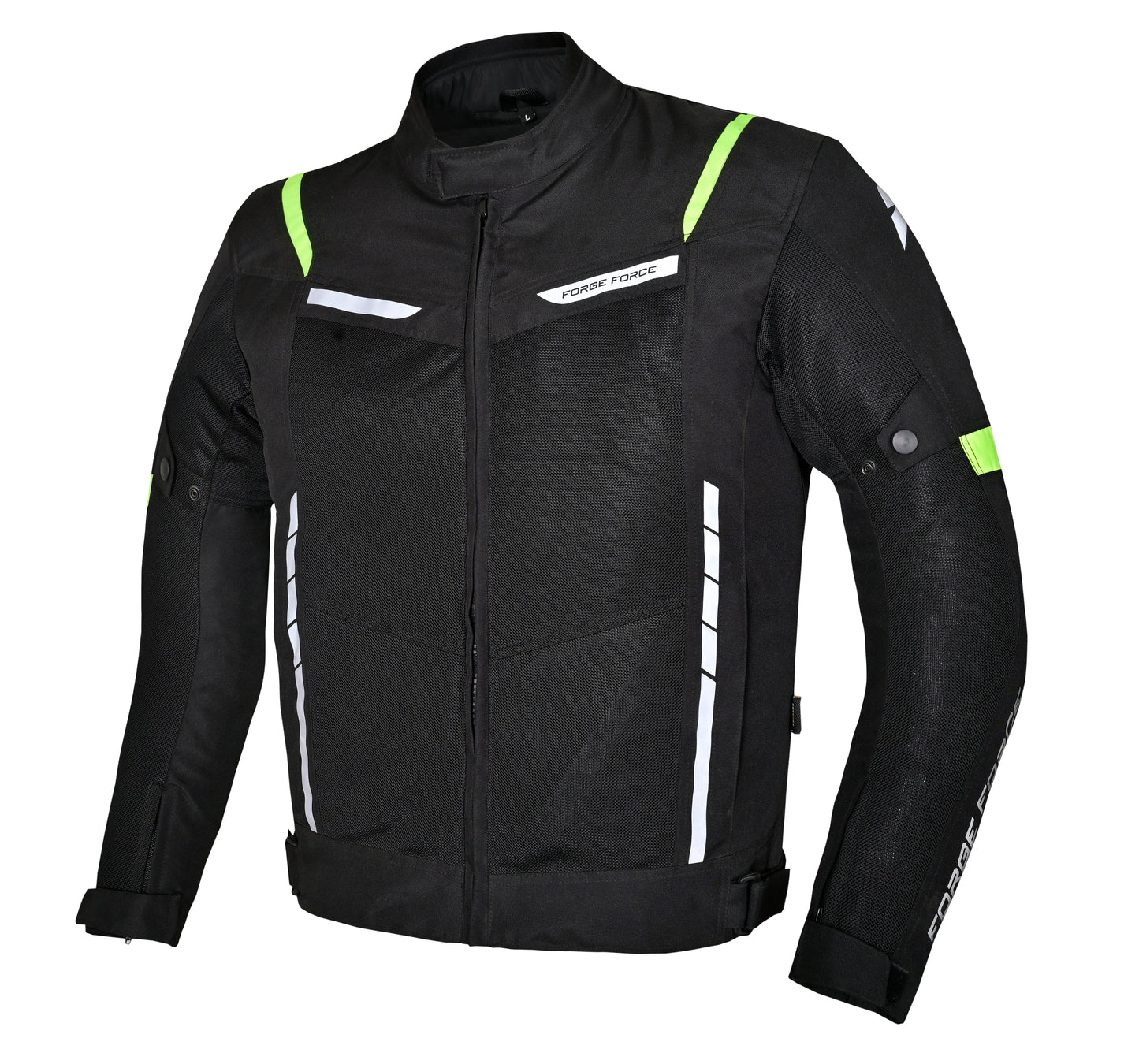AeroFlow Mesh Summer Motorcycle Jacket | Black Anthracite