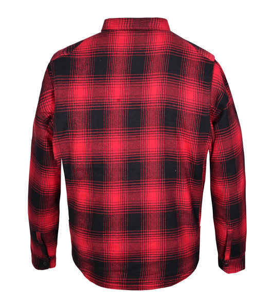 Kevlar Motorbike Riding Shirt-Red