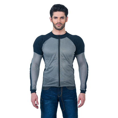 All-Season Protective Riding Shirt – Grey