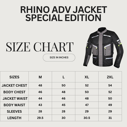 Rhino ADV Jacket-Special Edition | 3-layer adventure jacket with high-quality water-proof layer
