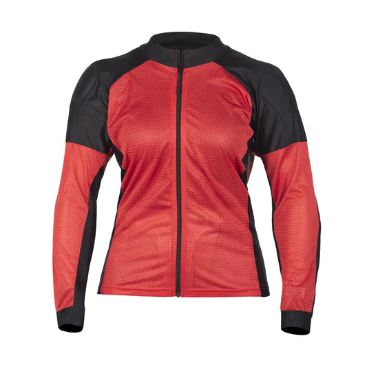 All-Season Protective Riding Shirt – Red