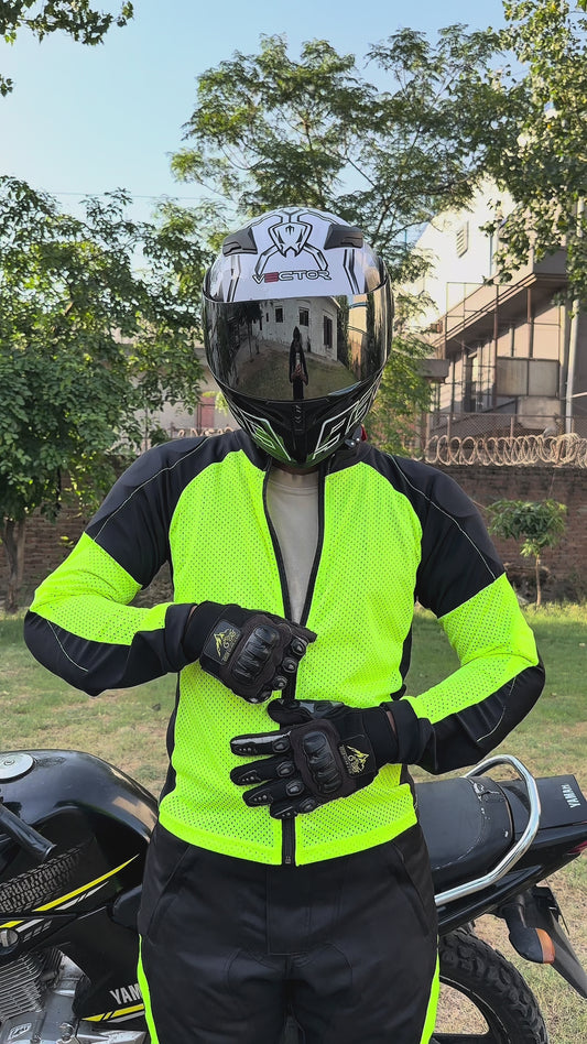 All-Season Protective Riding Shirt – Green