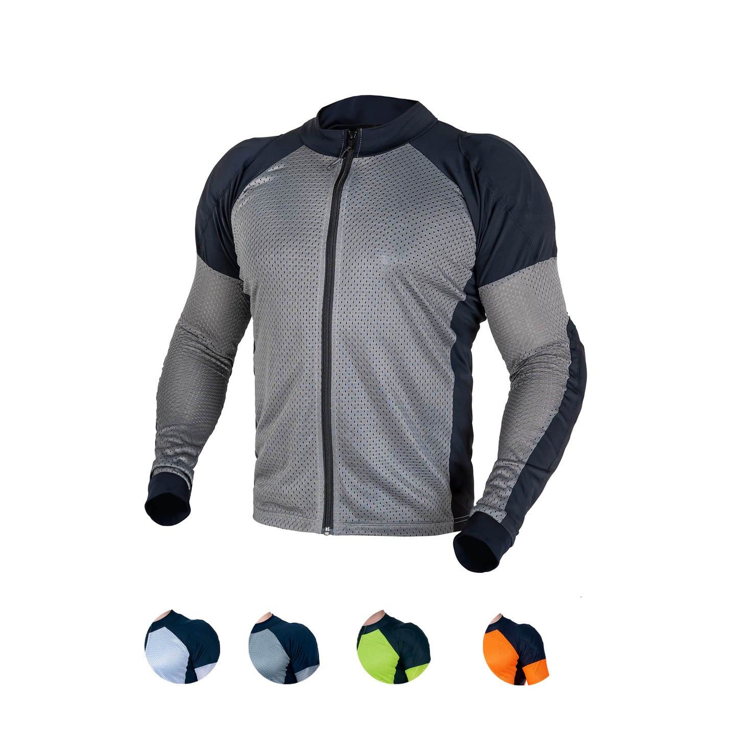 All-Season Protective Riding Shirt – Grey