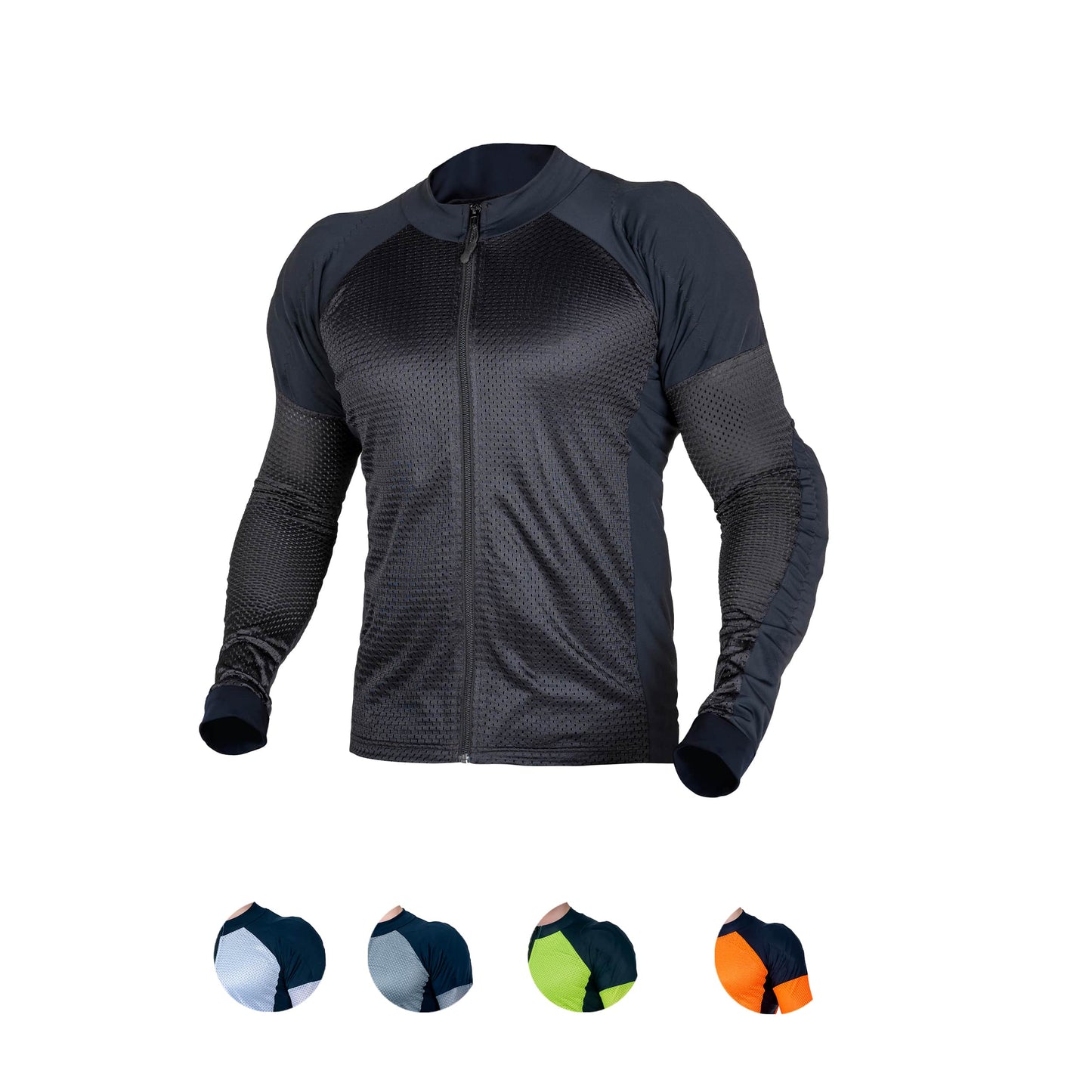All-Season Protective Riding Shirt – Black